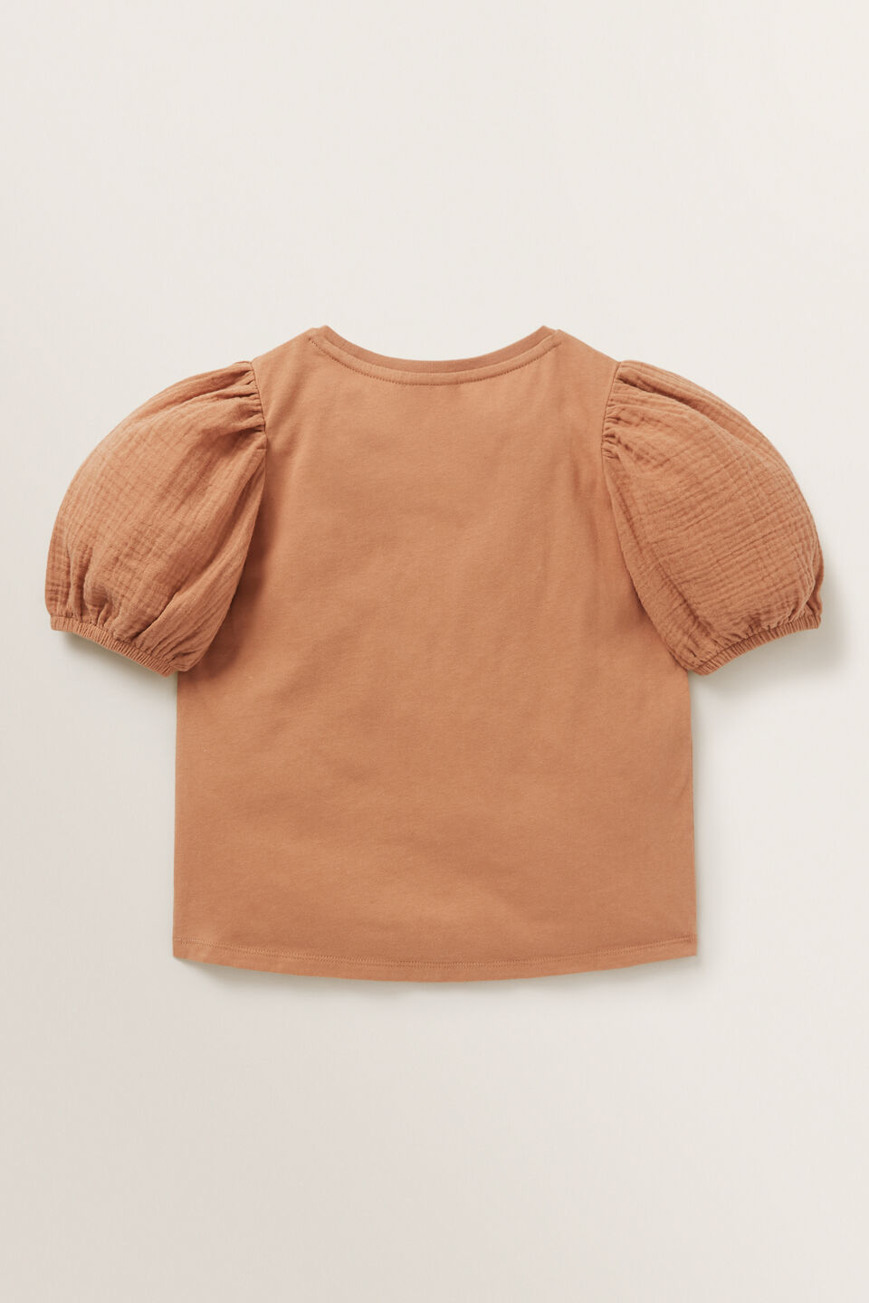 Splice Cheesecloth Tee  Ginger