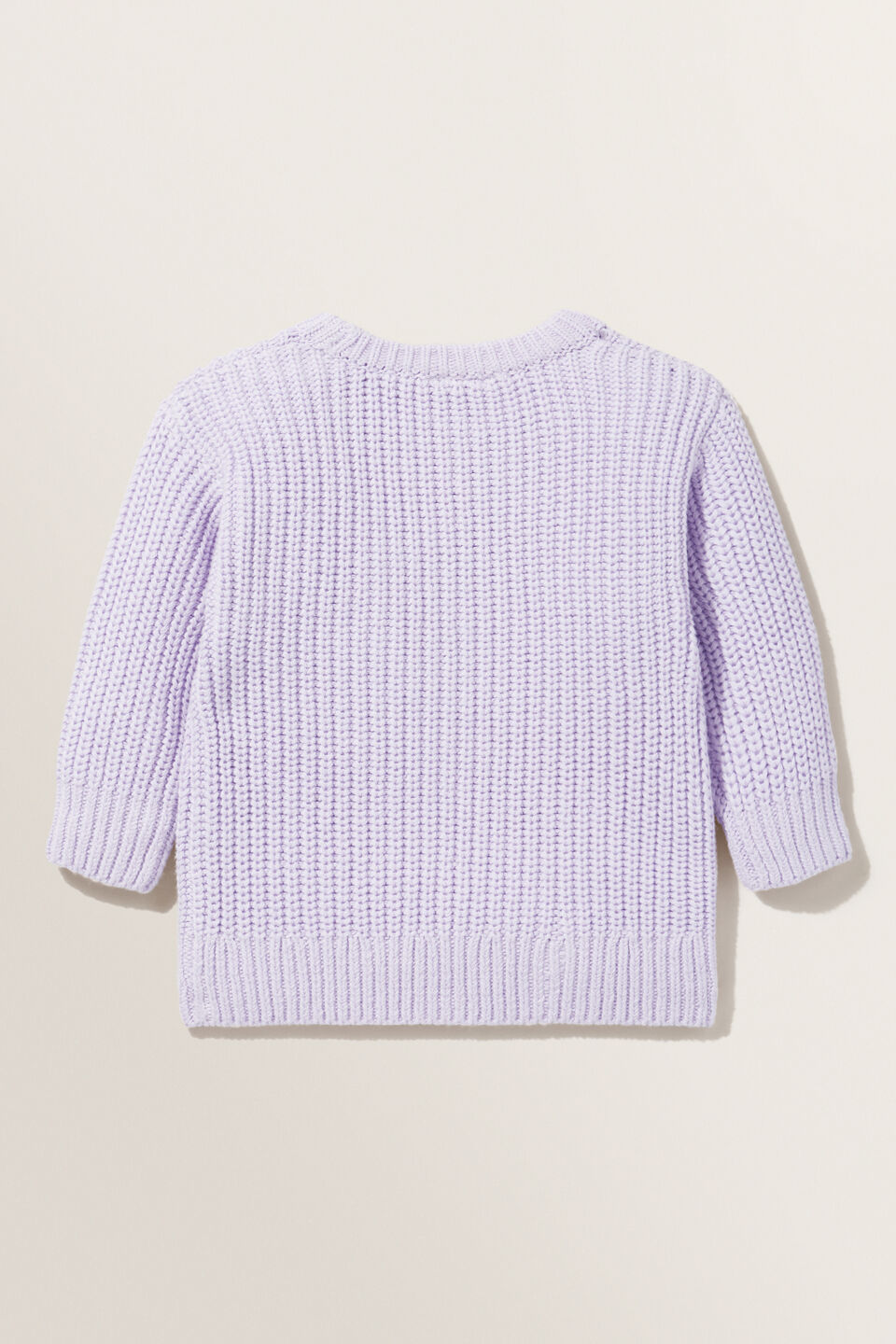 Chunky Knit Sweater  Violet