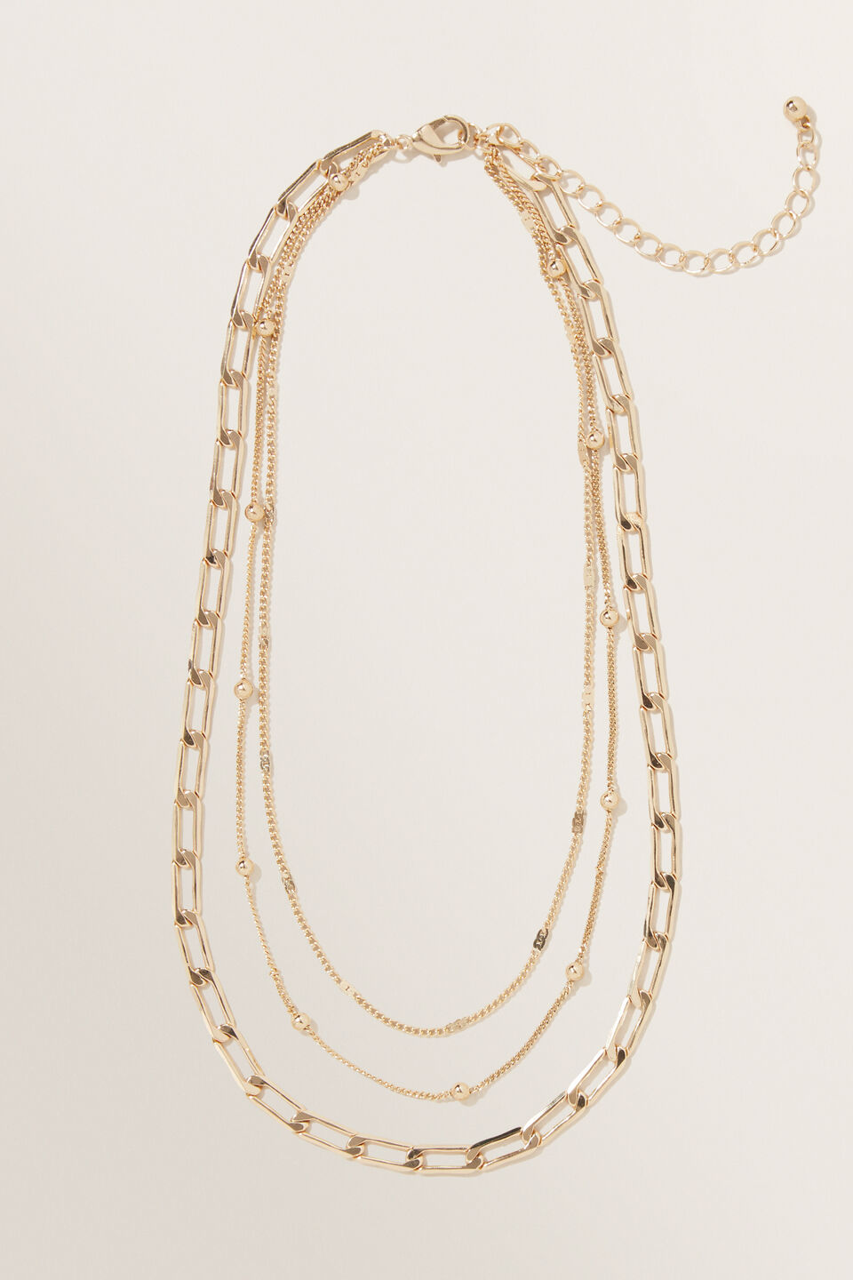 Multi Layer Necklace  Gold