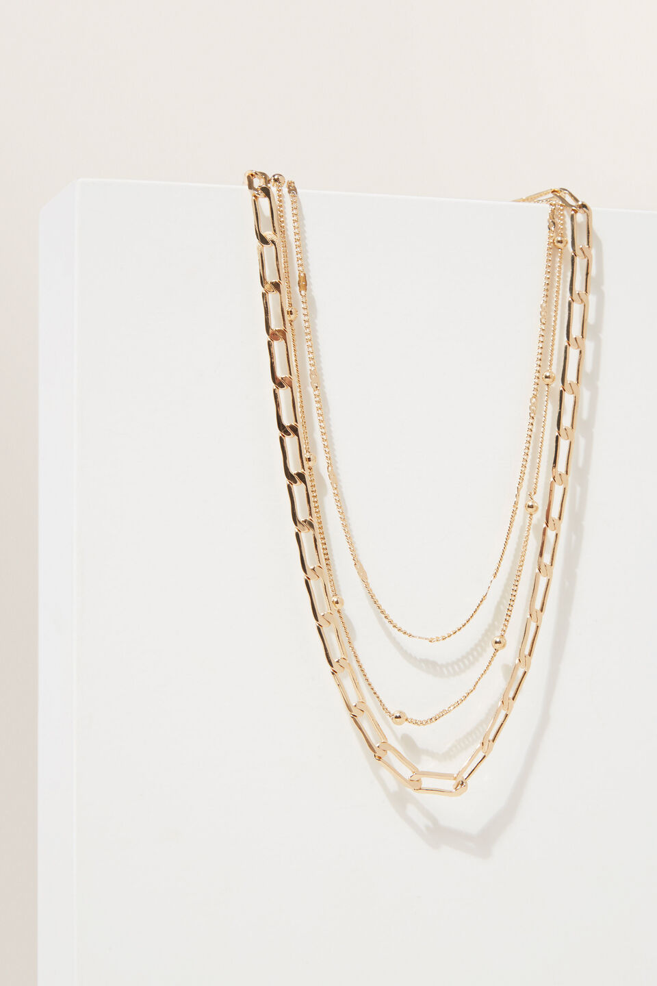 Multi Layer Necklace  Gold