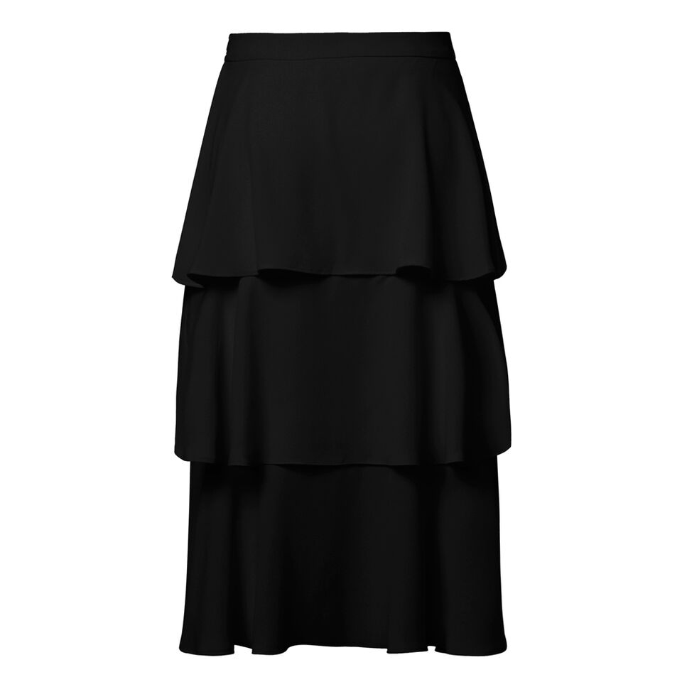 Tiered Flare Skirt  