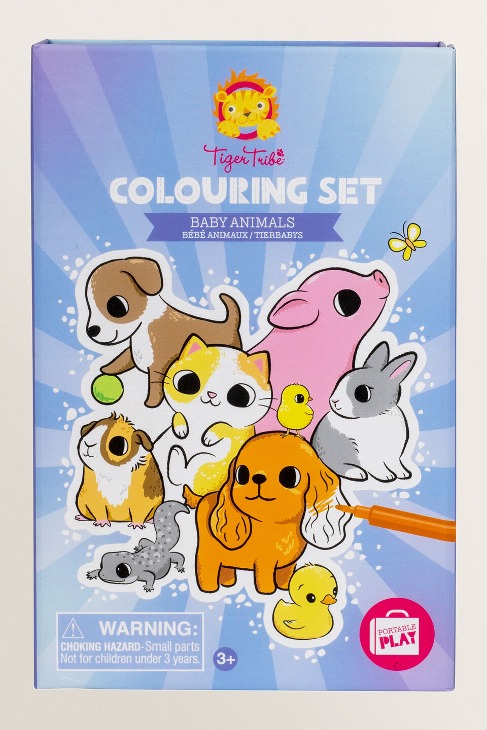 Colouring Set Baby Animals  Multi