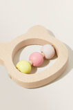 Seed Wooden Rattle  Pink  hi-res