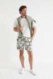 Mens Linen Short  Eucalyptus  hi-res