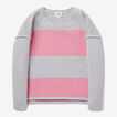 Stripe Split Sweater    hi-res