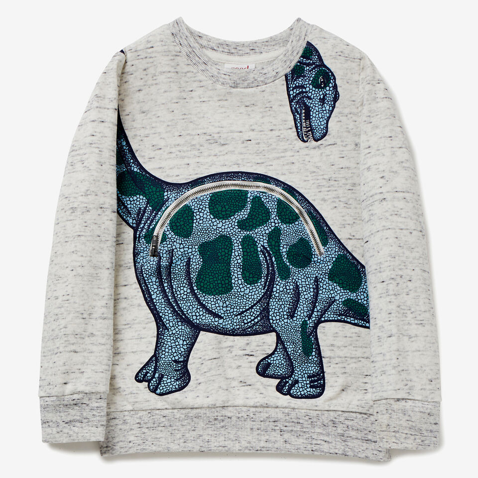 Dino Zip Sweater  