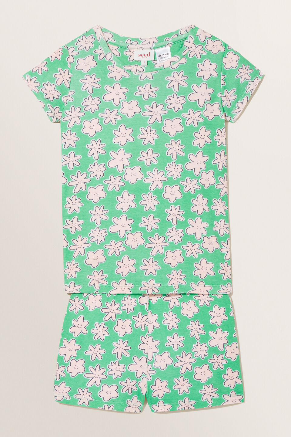 Happy Floral Pyjamas  Apple Green
