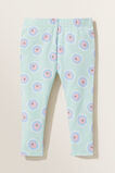 Flower Leggings  Aqua Mint  hi-res