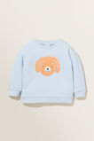 Poodle Sweater  Baby Blue  hi-res