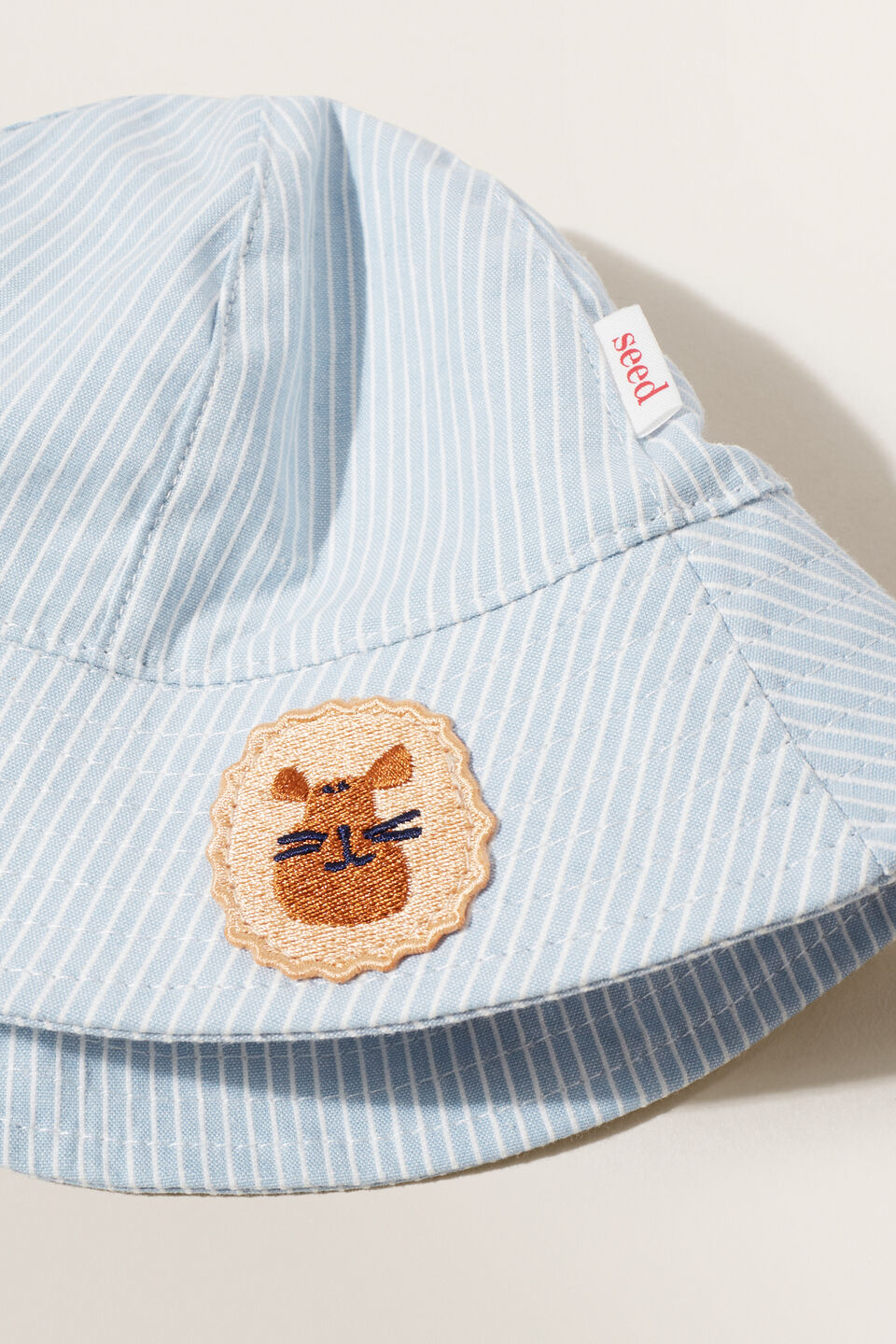 Stripe Patch Sun Hat  Multi