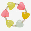 Coloured Heart Bracelet    hi-res
