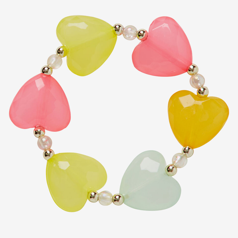 Coloured Heart Bracelet  