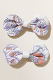 Paisley Bow Duck Clips  Multi  hi-res