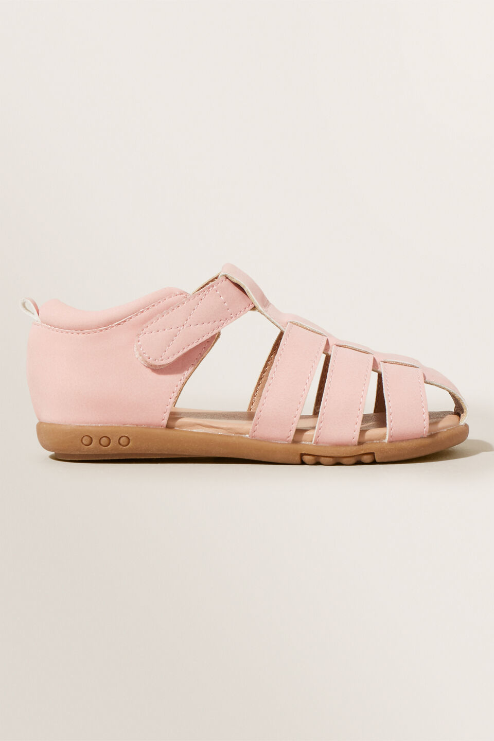 Cage Sandal  Dusty Rose