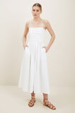 Sustainable Pleat Dress  Whisper White  hi-res