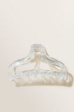 Open Hair Claw  Clear  hi-res