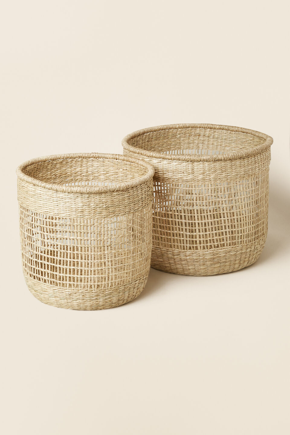Seagrass Small Basket  Natural