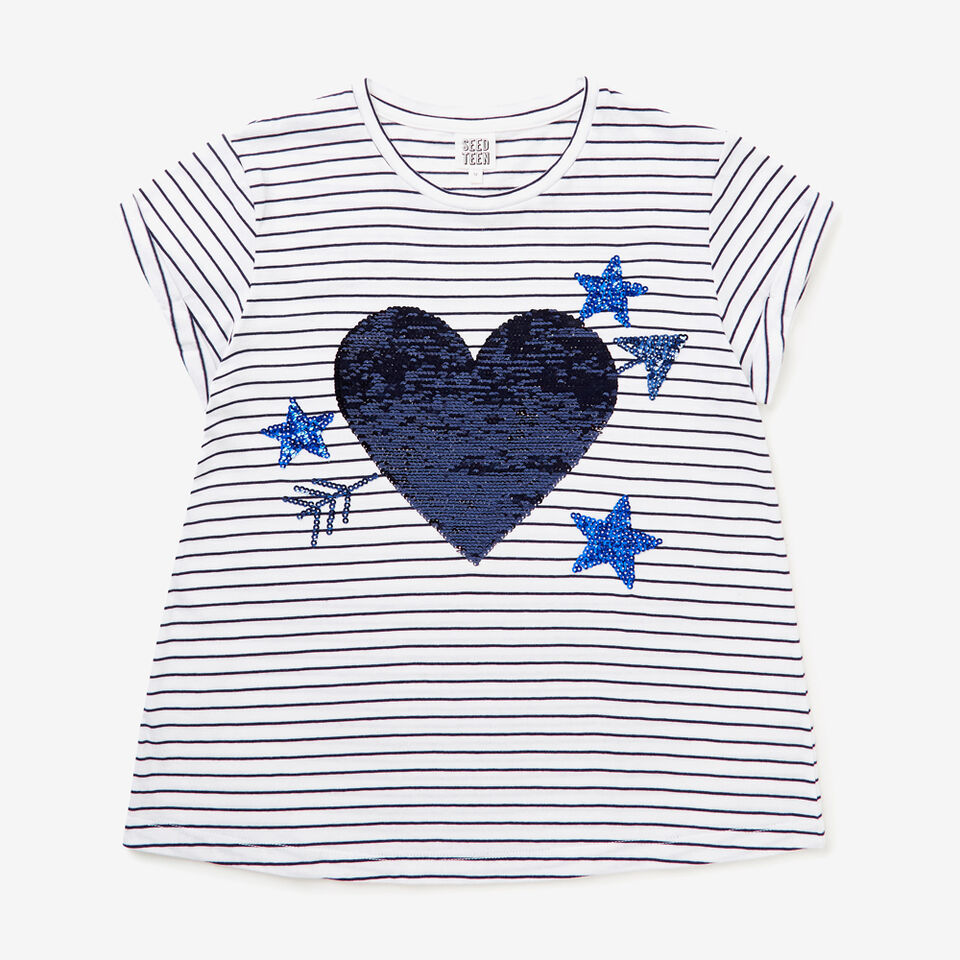 Flip Heart Tee  