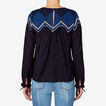 Embroidered Yoke Top    hi-res