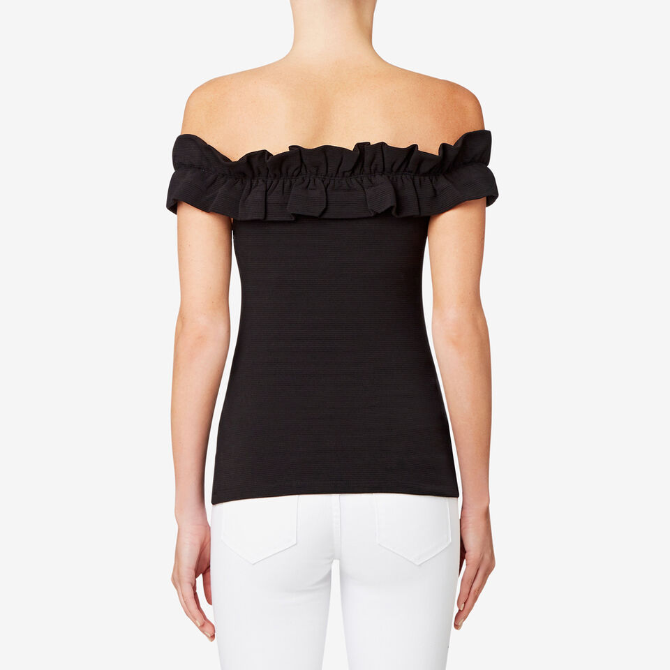 Double Frill Fitted Top  