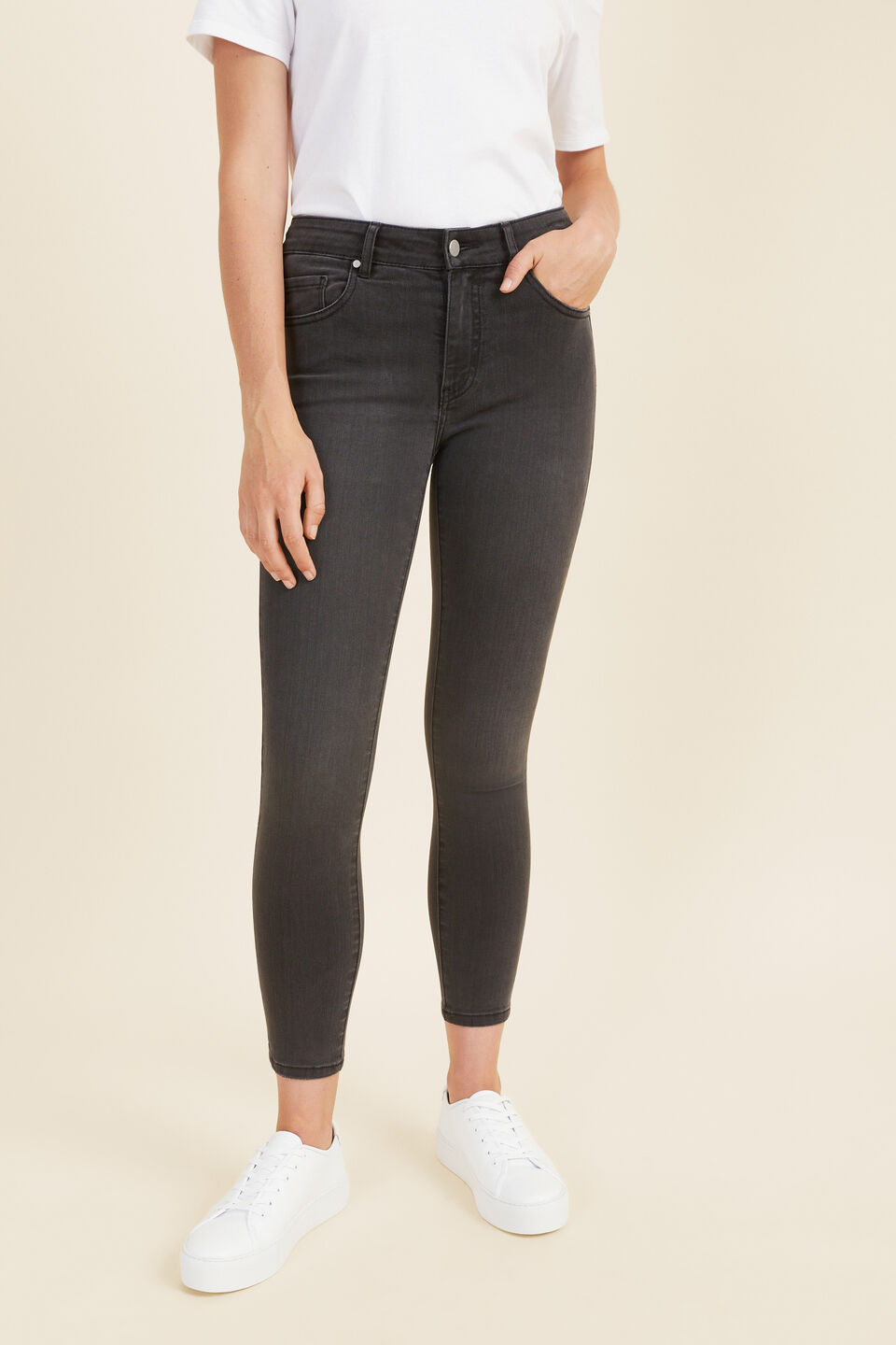 Core Skinny Jean  Charcoal Denim