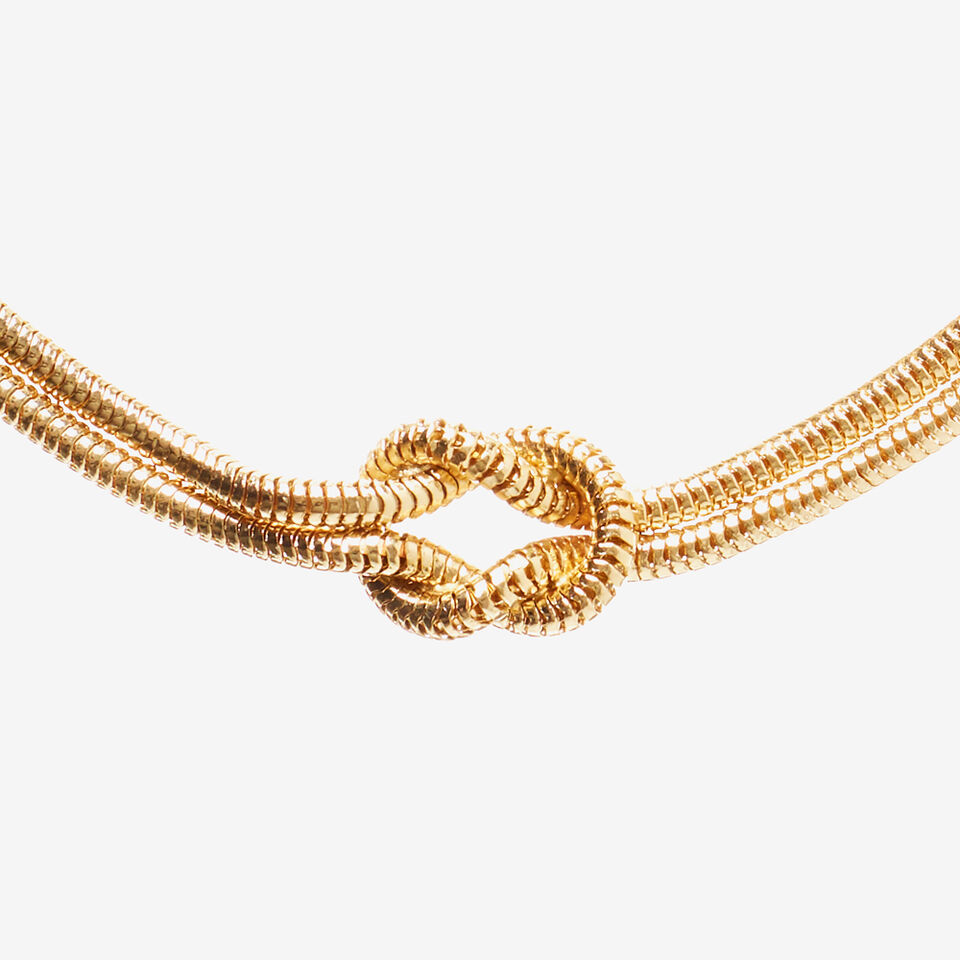 Knot Snake Chain Necklace  9