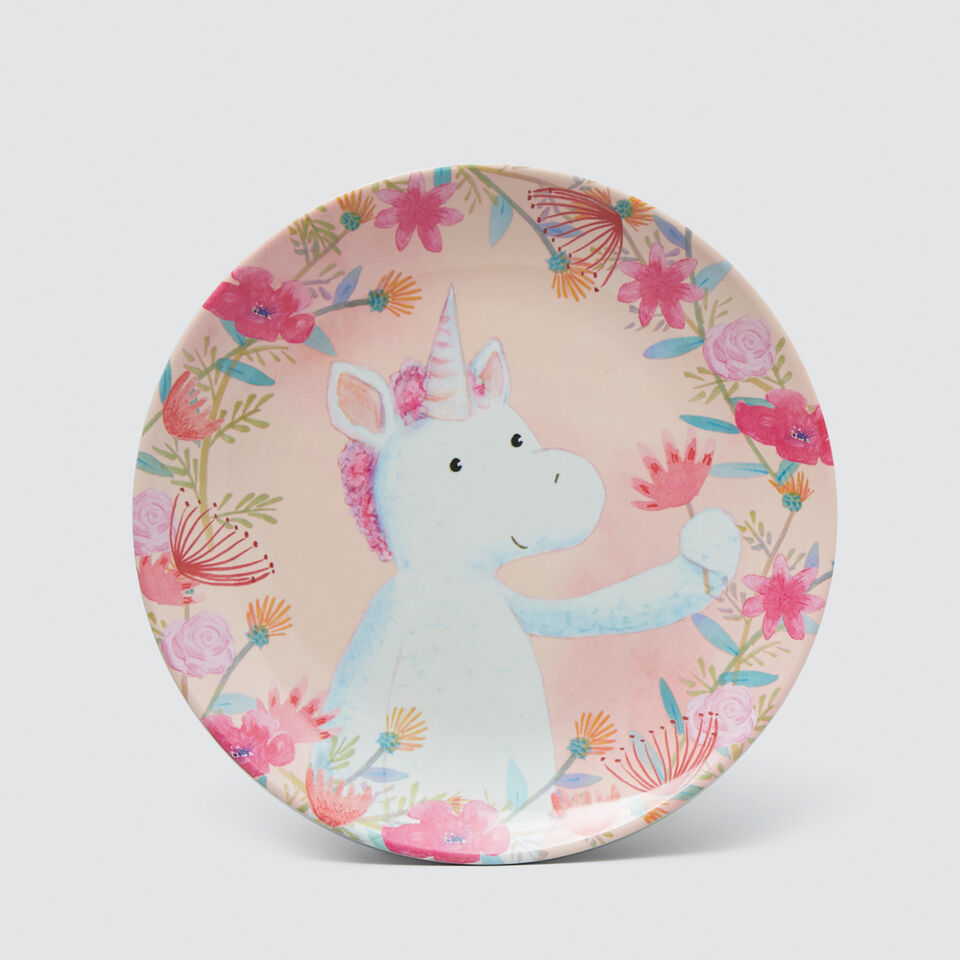 Unicorn Dreams Melamine Plate  
