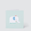 Small Elephant Card    hi-res