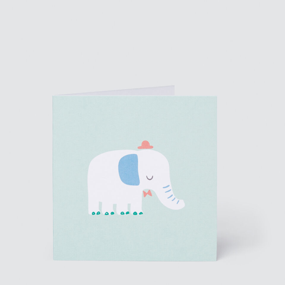 Small Elephant Card  