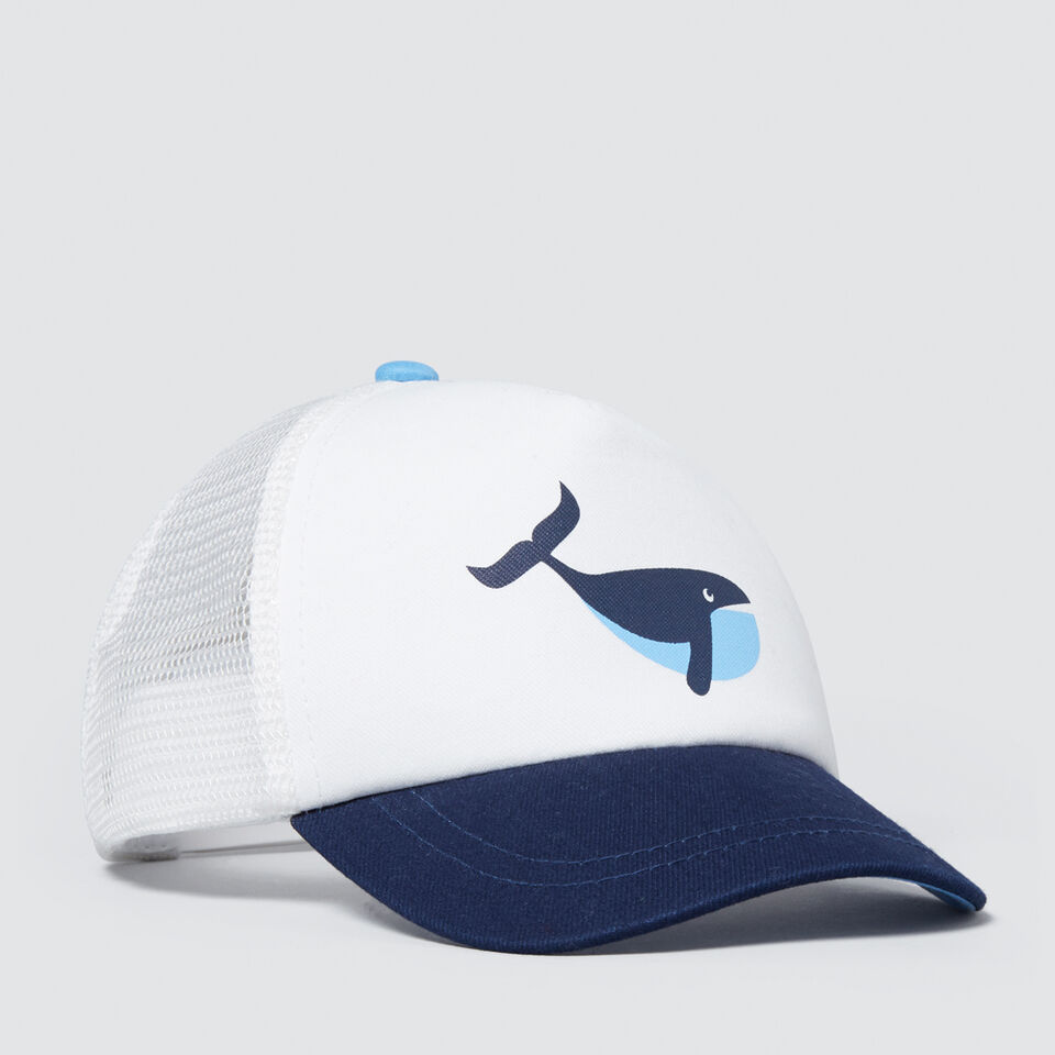 Toddler Whale Cap  