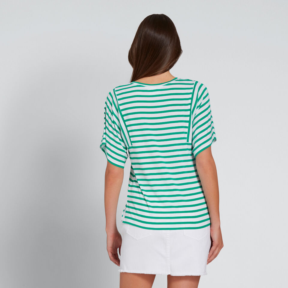 Relaxed Stripey Tee  