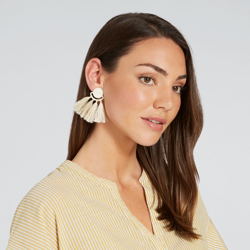 Tonal Tassel Earrings  4