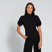 Ruched Sleeve Top    hi-res
