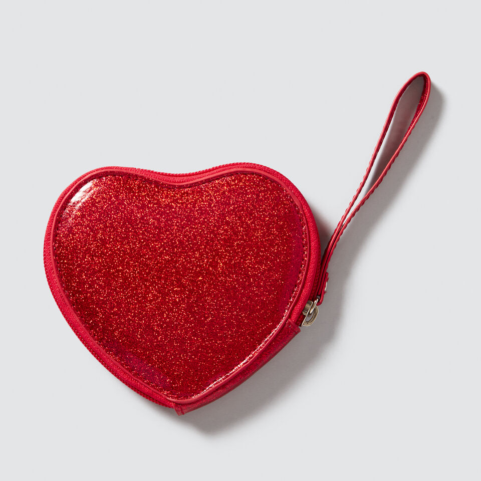 Glitter Heart Purse  