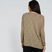 Asymmetric Ocelot Sweater    hi-res