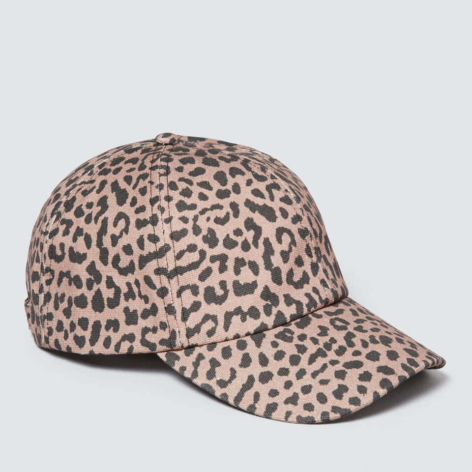 Ocelot Print Cap  