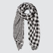 Double Sided Check Scarf    hi-res