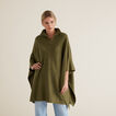 Zip Detail Poncho    hi-res