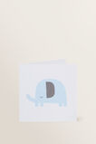 Small Elephant Card    hi-res