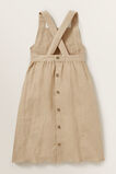 Linen Pocket Pinafore Dress    hi-res