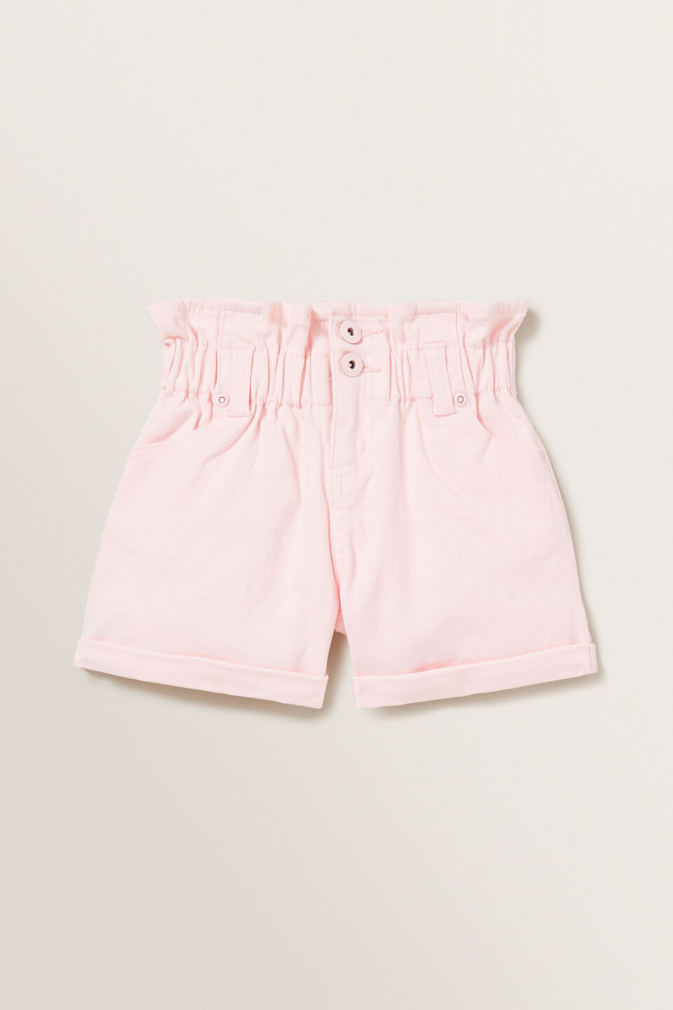 Paperbag Denim Short  