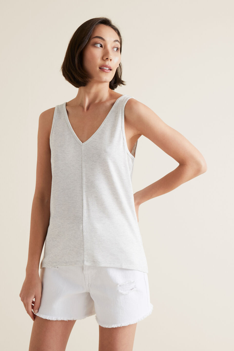 V Neck Tank  