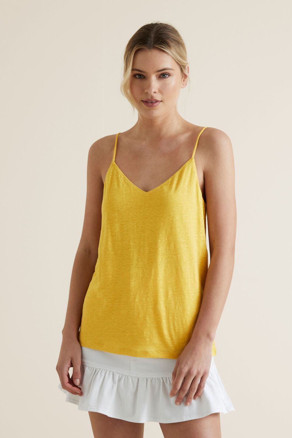 Easy Linen Singlet  