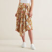 Asymmetric Pleat Skirt    hi-res