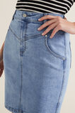 Stitch Denim Skirt    hi-res