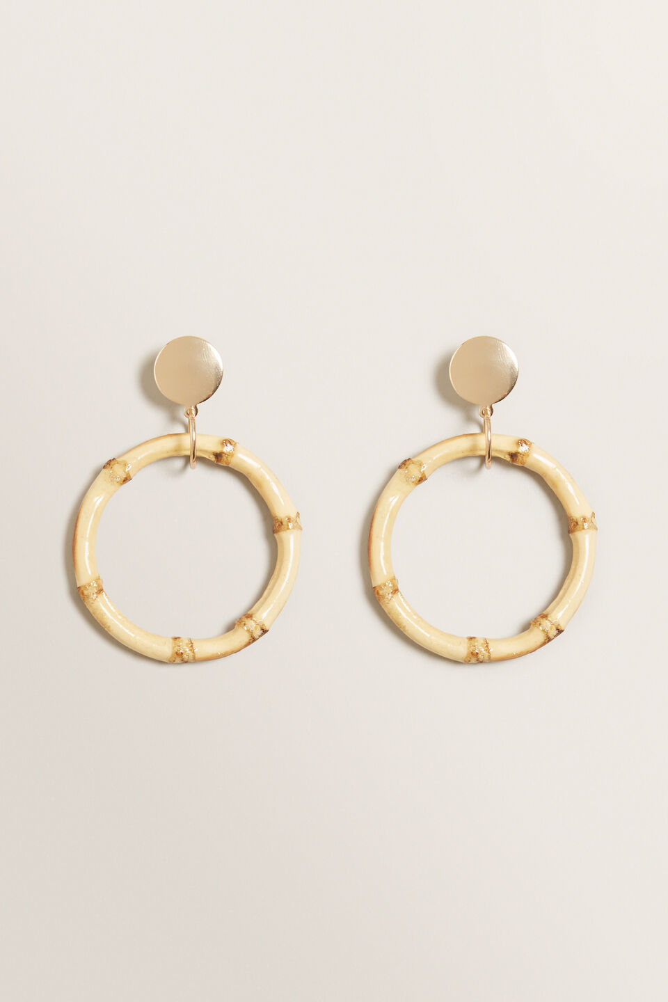 Bamboo Circle Earring  