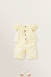 Cheesecloth Button Top  5  hi-res