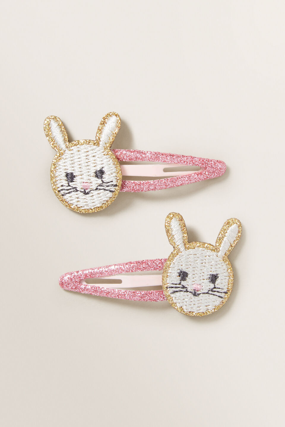 Embroidered Bunny Snaps  