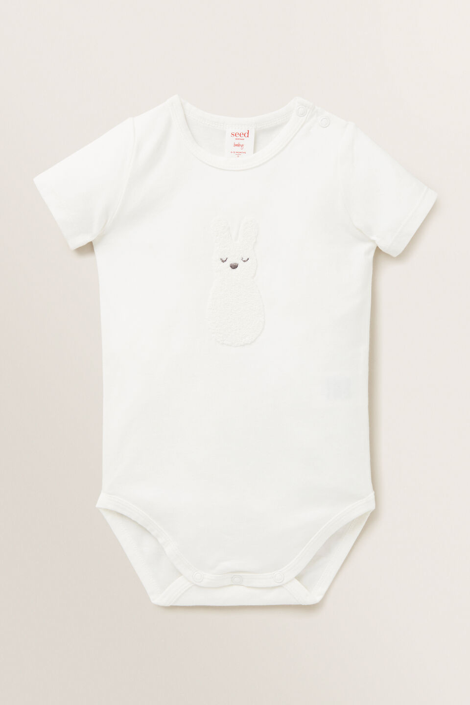 Chenille Bunny Bodysuit  Canvas