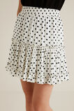 Crinkle Spot Mini Skirt    hi-res